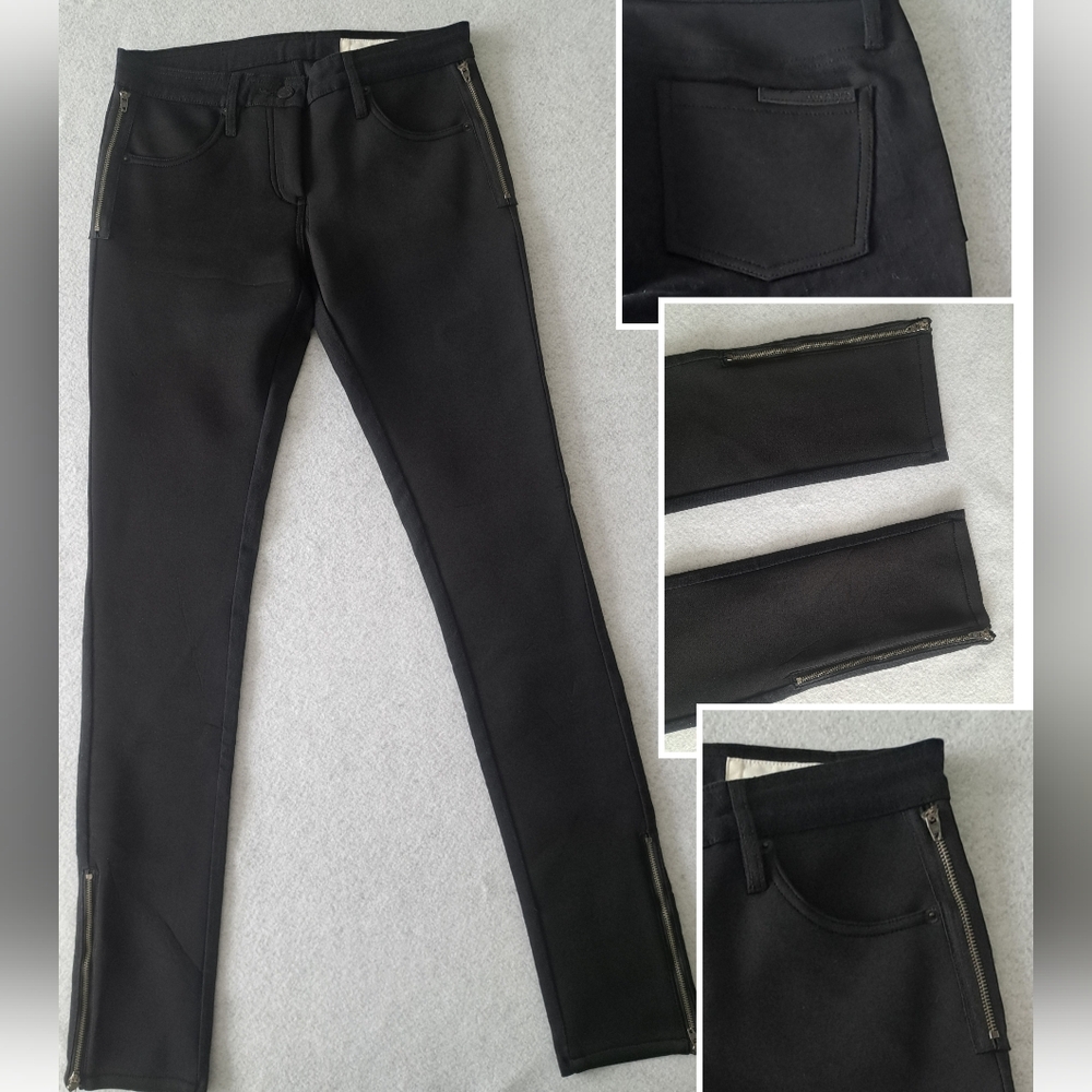 sass & bide Black Zip Ankle Skinny Jeans
